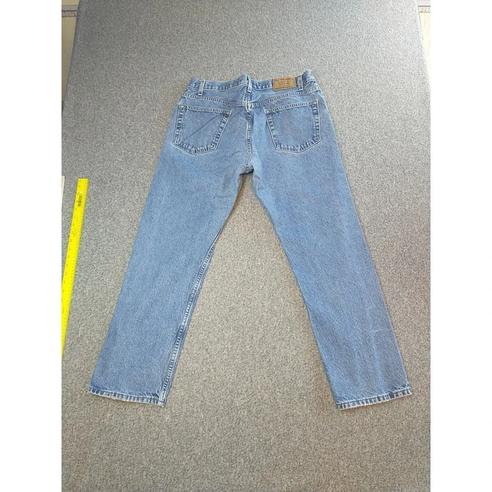 Levi Strauss Signature Mens Regular Fit Light Wash Blue Denim Jeans W36 L29